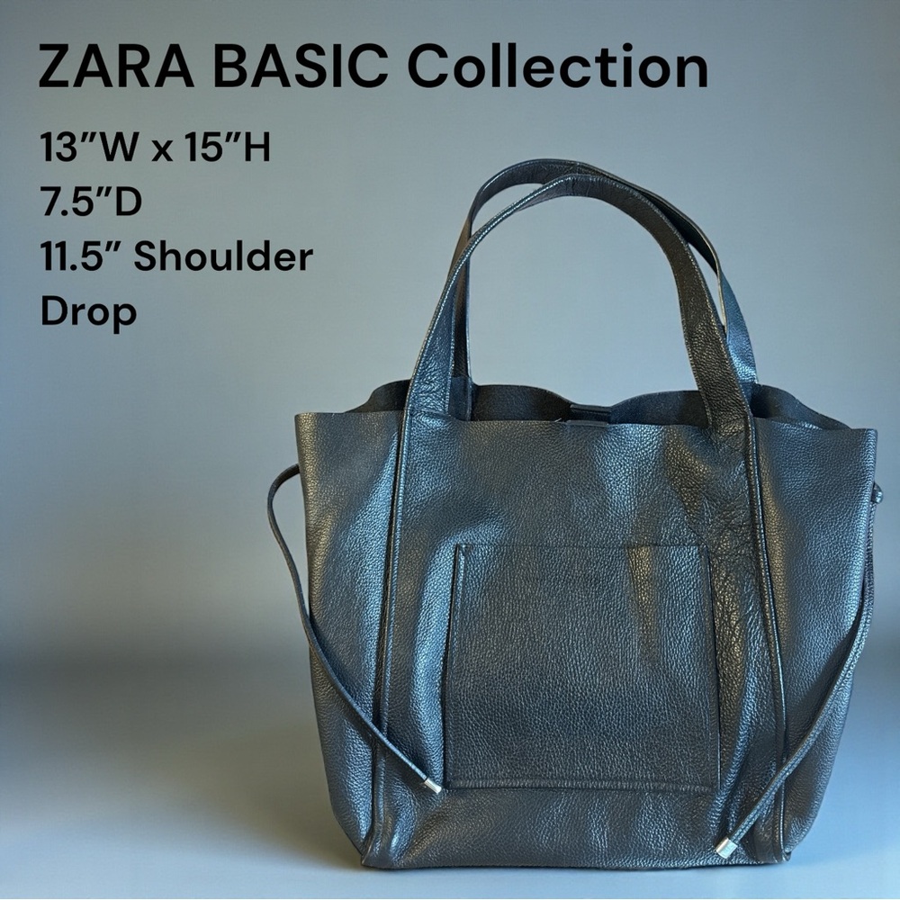 Zara Black Tote Bag - Picture 5 of 10